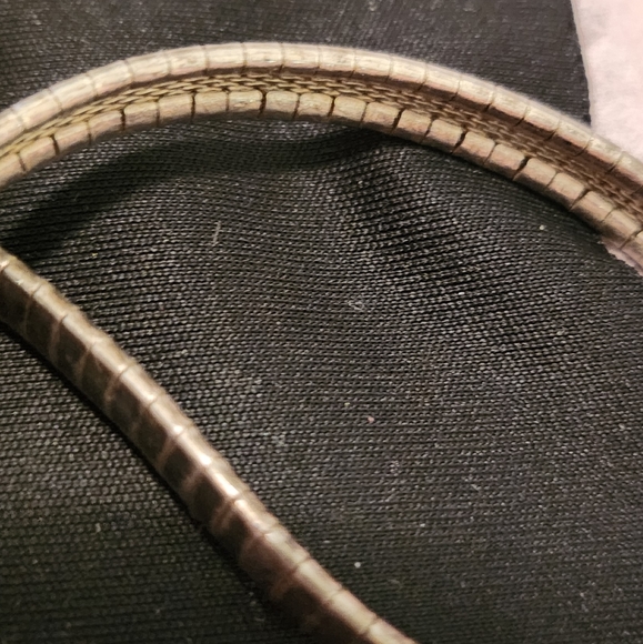 VINTAGE Vior Italy Silver Necklace 7.25" - Picture 3 of 12